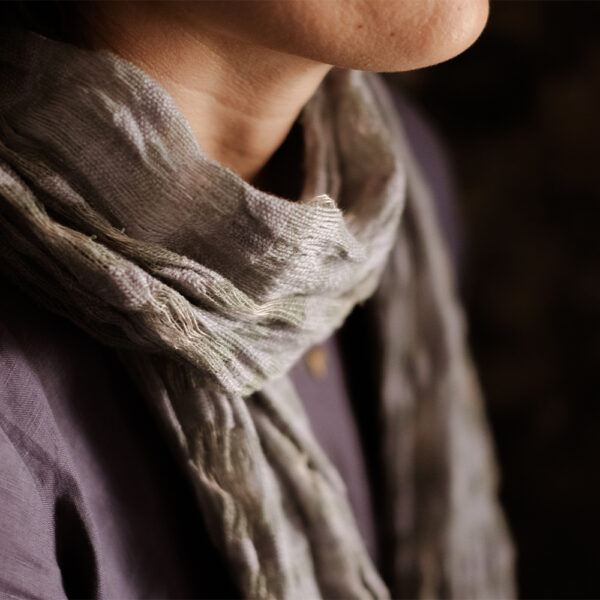Crinkle Scarf - Fog