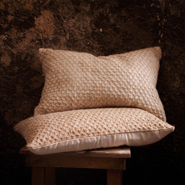 Oudebosch Honeycomb Cushion Blush